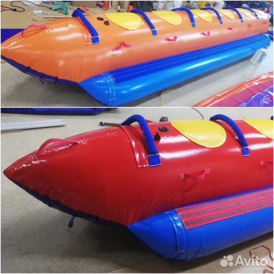Надувной банан пвх с насосом