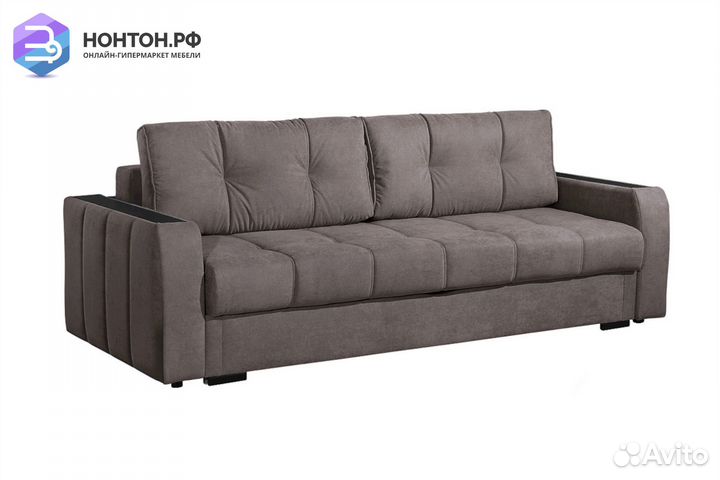 Диван пантограф Бостон серый