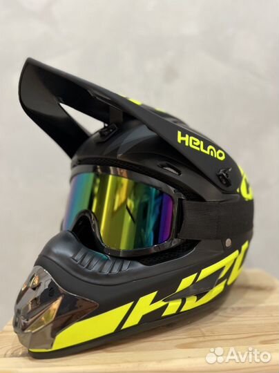 Мотошлем кроссовый