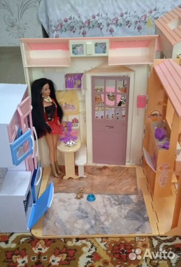Домик складной для Барби, Barbie, винтаж