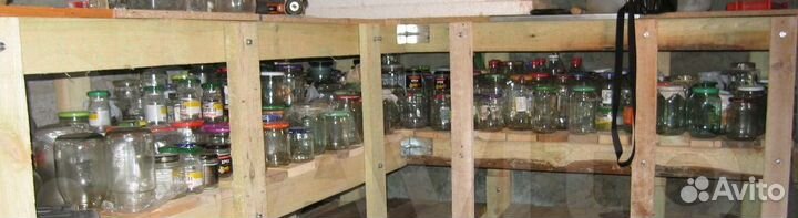 Банки стеклянные 0,5-10 л бутылки 1 л