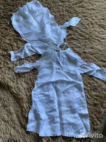 Крестильные рубашки для двойняшек