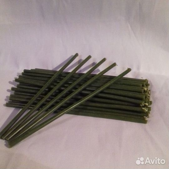 Восковые Свечи.Черные,Красные,Белые, Синие, Зелёны