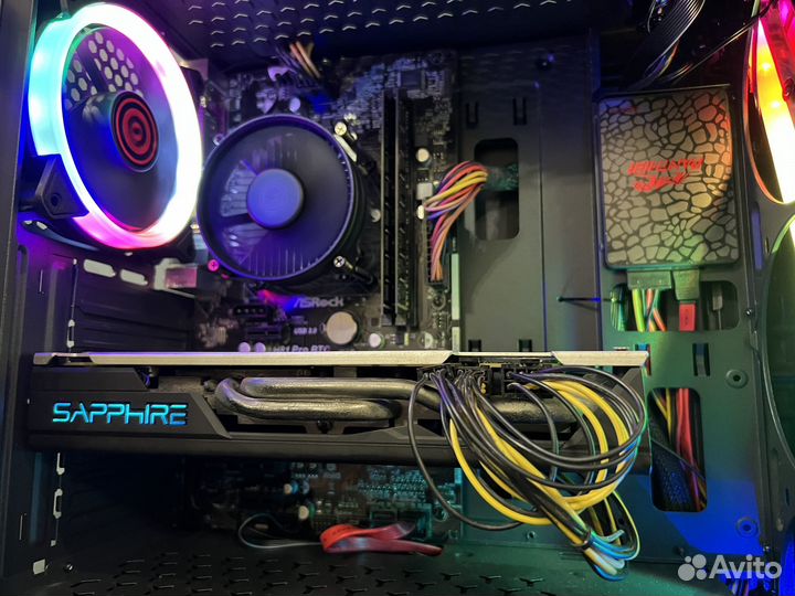 Игровой Компьютер Intel i5-4440/RX570 4Gb/8Gb/SSD