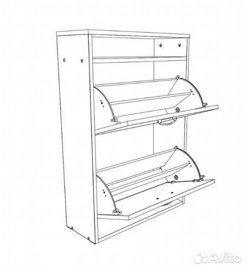 Мини обувница Дуб сонома