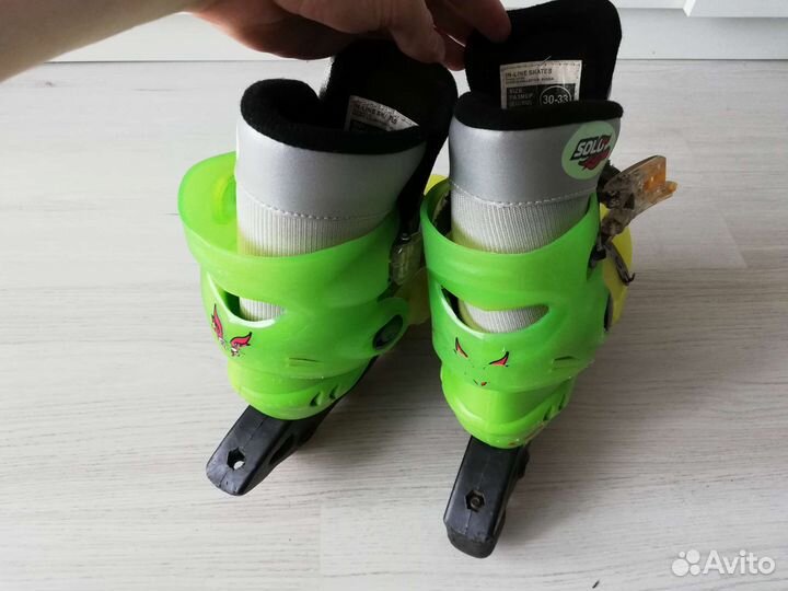 Роликовые коньки детские раздвижные