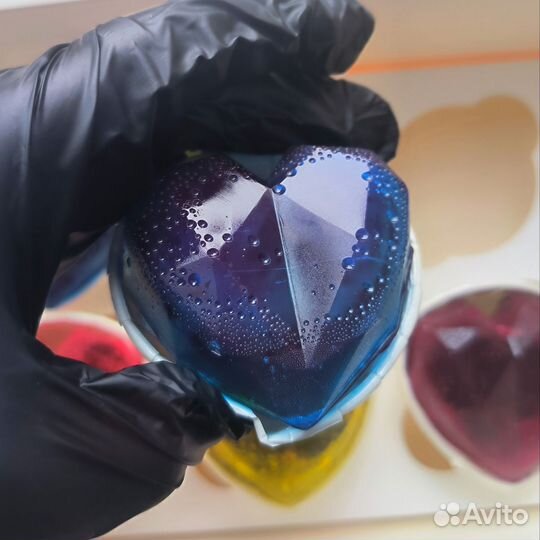 Чайные бомбочки в форме сердца