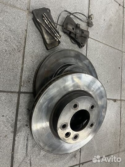 Комплект тормозных дисков на touareg nf