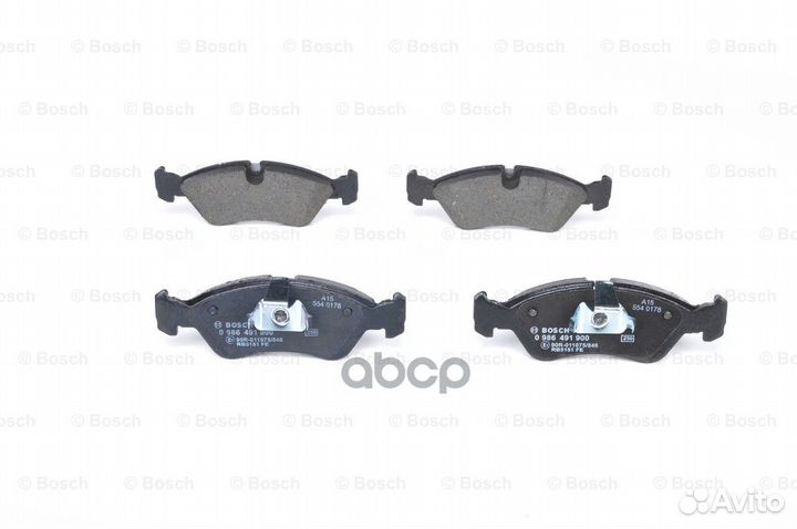 Колодки тормозные дисковые перед 0986491900