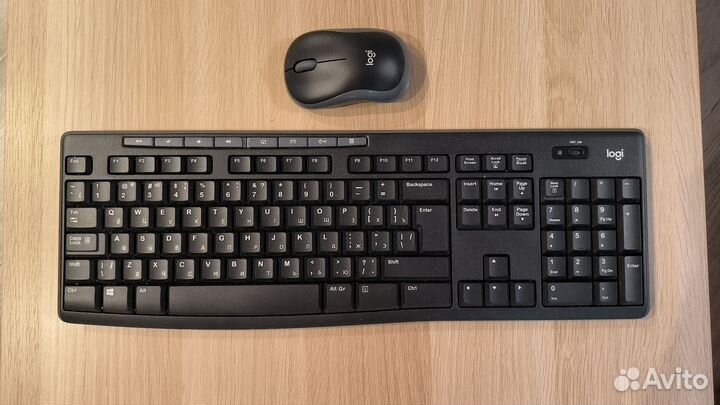 Беспроводная клавиатура и мышь logitech