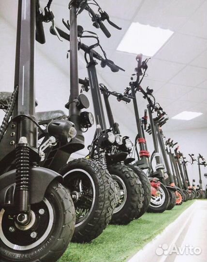 Электросамокаты новые в магазине