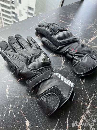 Мотоперчатки кожаные