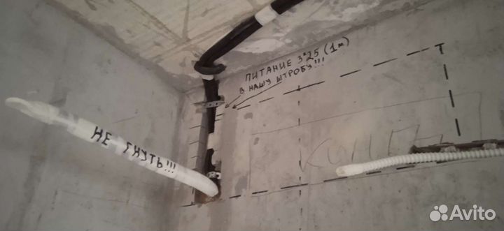 Трасса кондиционера, закладка/монтаж/установка