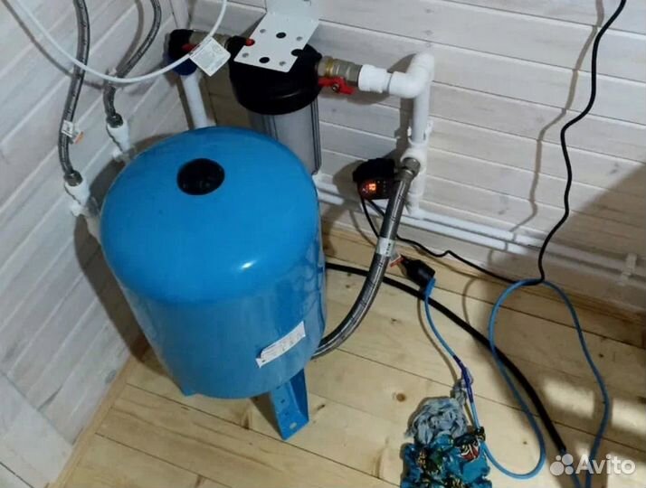 Септик под ключ. Скважина с кессоном