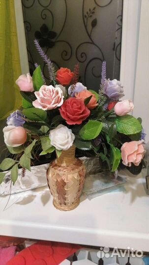 Букет из мыла