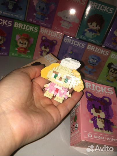 Игрушки 3Д из мини блоков