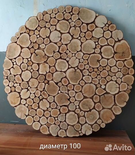 Панно из можжевельника