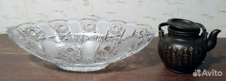 Хрустальное блюдо