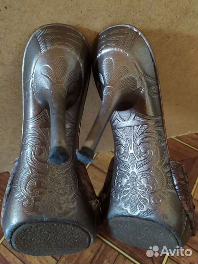 Босоножки коричневые женские 38 размер