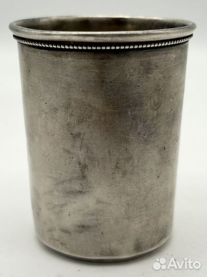 Стакан / стопка серебро 84 проба 69,4 г. 128 мл