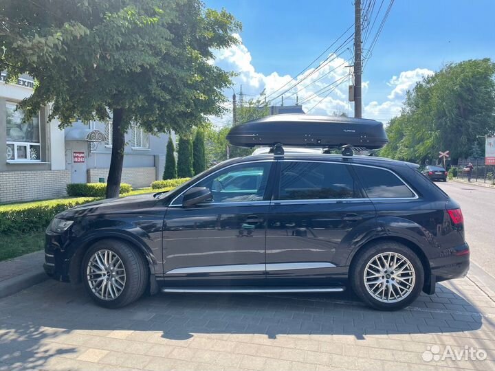 Бокс на крышу Turino Sport 480 черный на Audi Q7