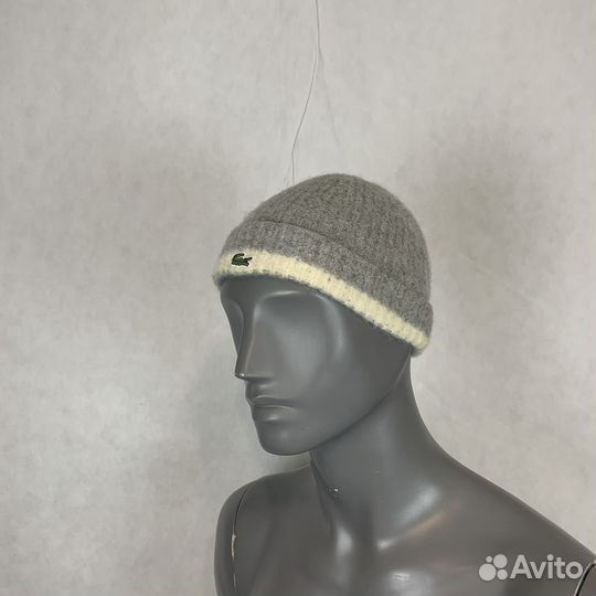 Шерстяная шапка бини Lacoste