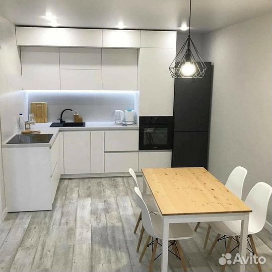 Угловая кухня из мдф на заказ под ключ Омск