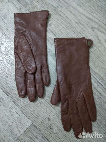 Перчатки нат.кожа