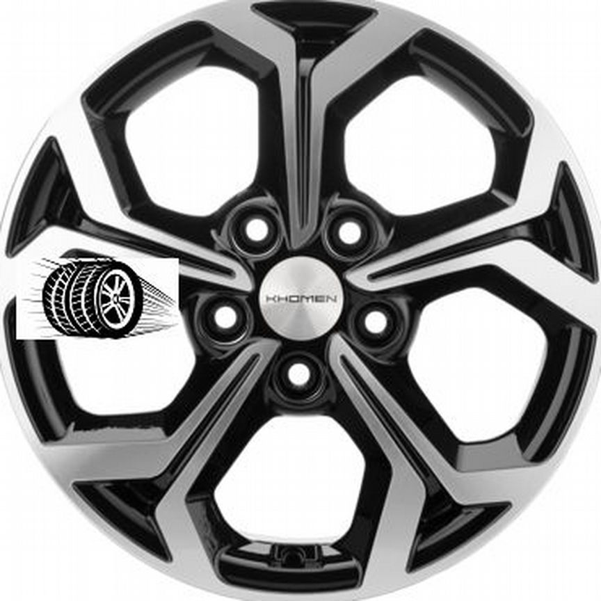 Литые диски Khomen Wheels 6.5×R16 5×114.3
