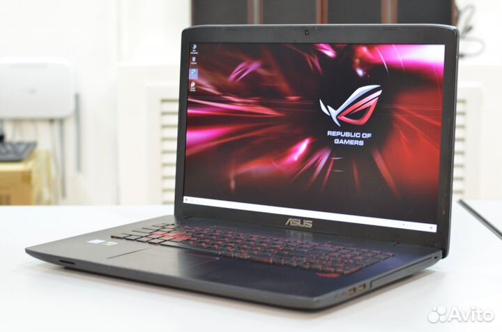 Игровой ноутбук Asus ROG Core i7-6700HQ, 12GB, GTX