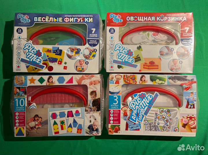 Развивашки умные липучки Picn mix новые