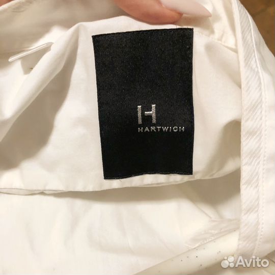 Рубашка мужская белая hartwich