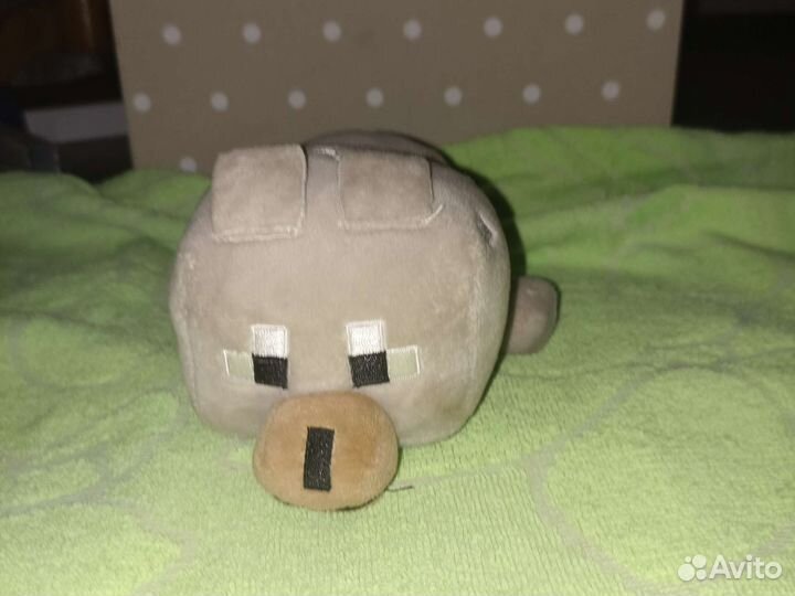 Мягкая игрушка волк майнкрафт