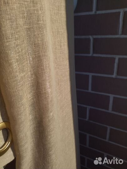 Шторы из льна