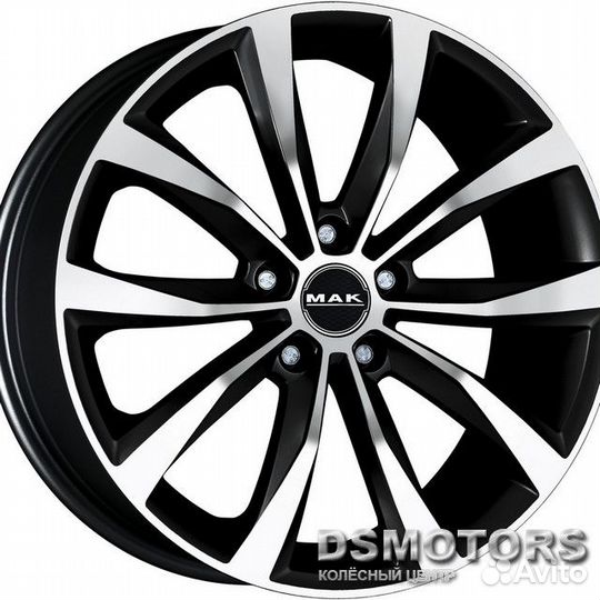 Диски Wolf 7/17 5x112 ET48 d57.1 black mirror