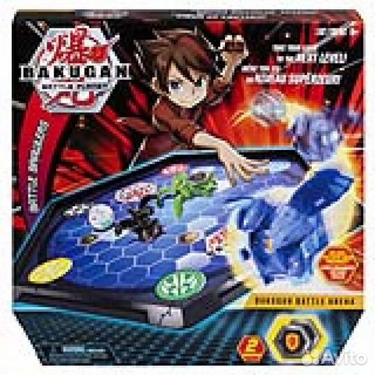 Набор игровой Bakugan Бакуган Арена с двумя фигурк