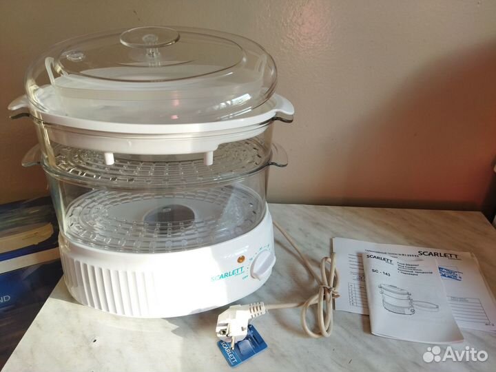 Пароварка новая scarlett