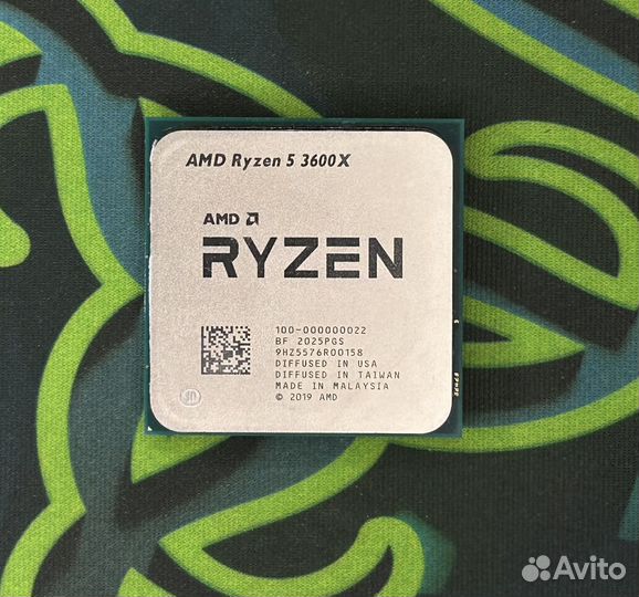 Процессор Ryzen 5 3600X, сокет: AM4