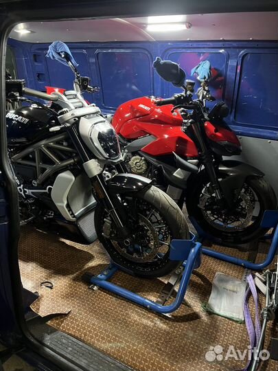 Мотоэвакуатор с лебедкой, проходит в паркинг