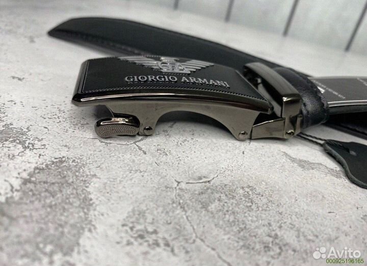 Ремень Armani автомат с гравировкой