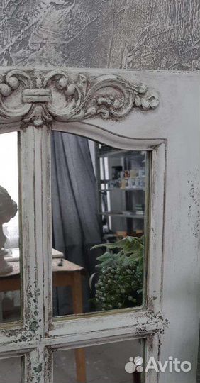 Декоративное зеркало рама окно