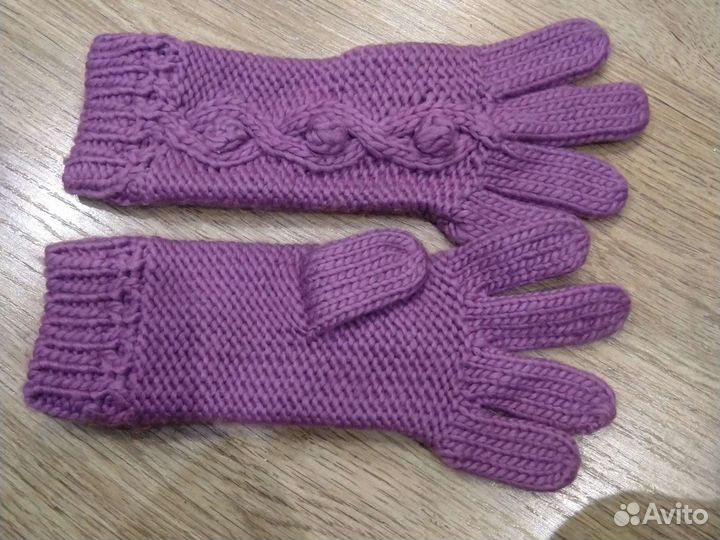 Перчатки женские вязаные твоё