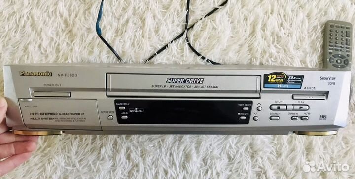Vhs проигрыватель panasonic