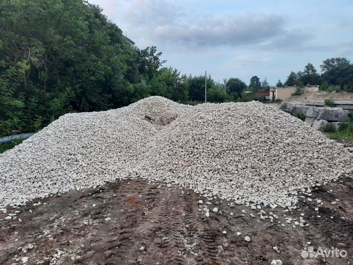Щебень известняк с доставкой до объекта