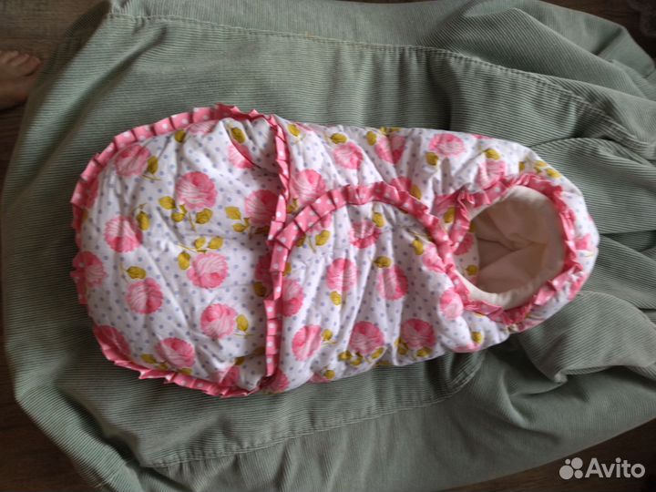 Конверт на выписку для девочки зима