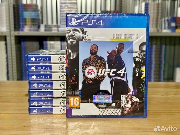 Диск UFC4 PS4 (новые)