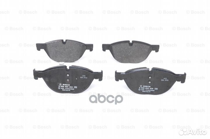 Колодки тормозные дисковые перед 0986494429