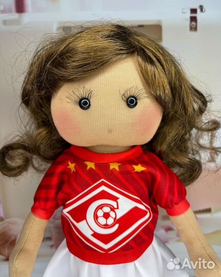 Кукла текстильная ручной работы фк спартак