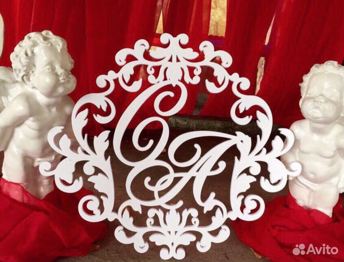 Монограмма на свадьбу (под заказ)