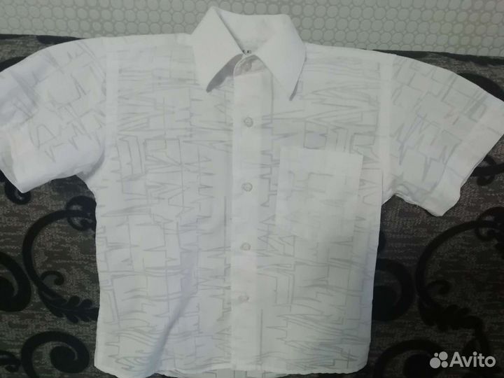 Рубашка белая 128 новая